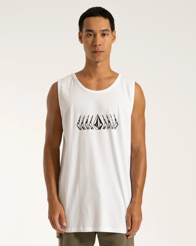 Regata Plus Size Volcom Regular Phaset Branca GG3 / Branco