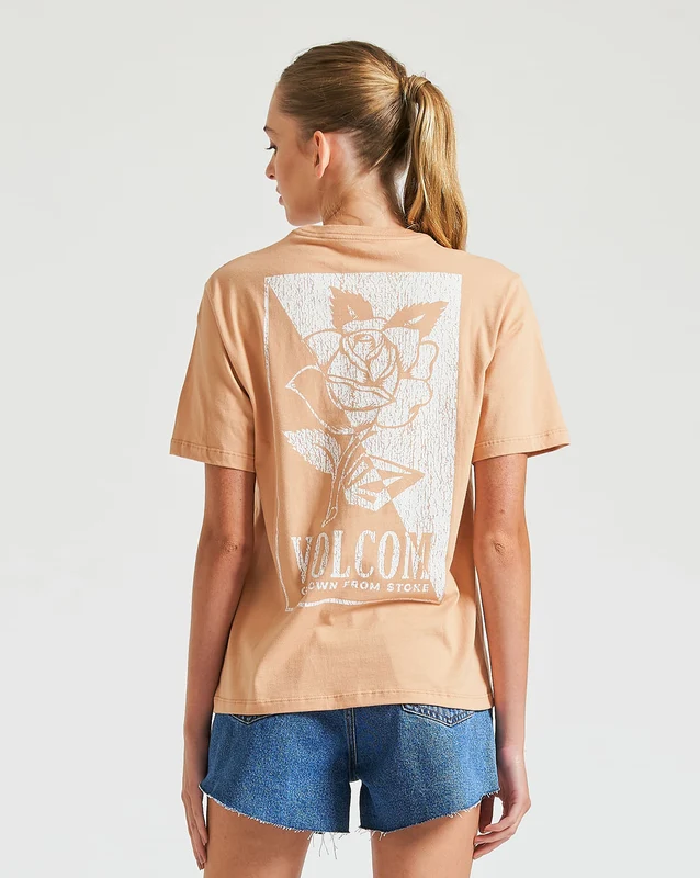 Camiseta Volcom Regular Stone Tech Rosa G / ROSA