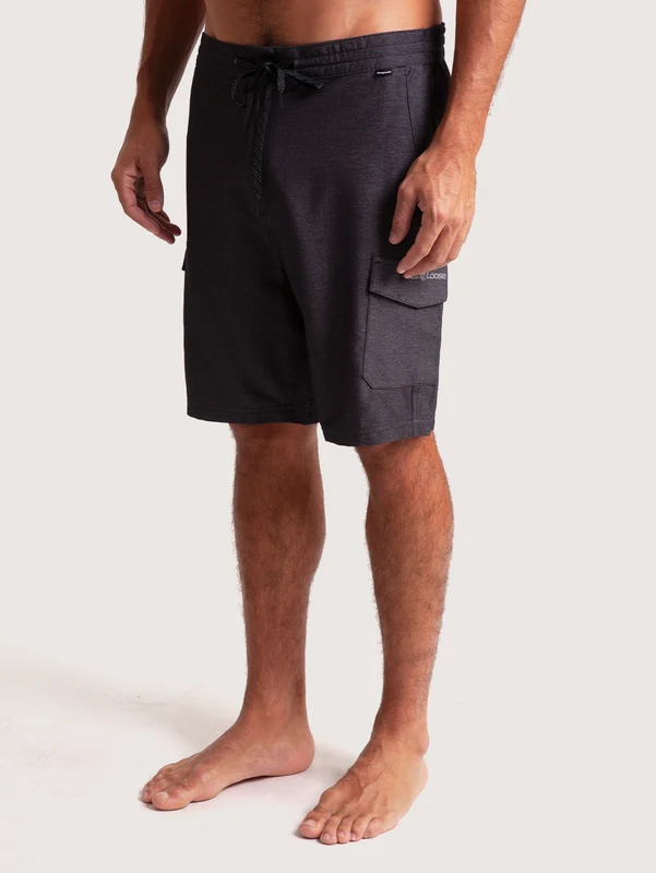 Bermuda Híbrida Hang Loose Halphwaist Cinza Claro 40 / Cinza