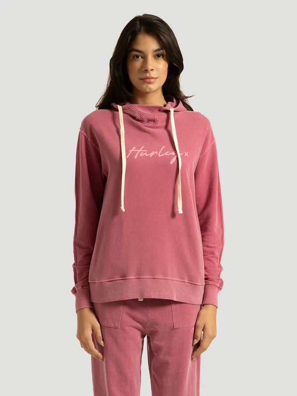 Moletom Fechado Hurley Marble Rosa G / Rosa