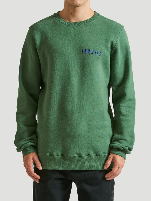Moletom Careca Verde Hurley Square G / VERDE