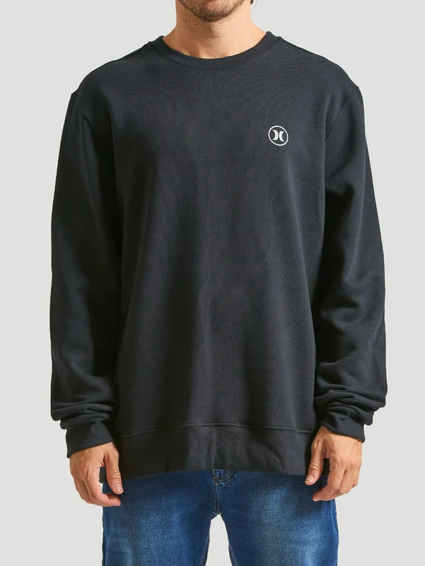 Moletom Careca Hurley Hurley Mini Icon Preto G / PRETO