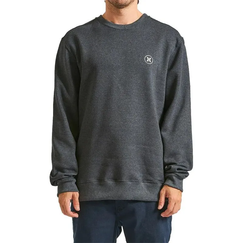 Moletom Hurley Careca Mini Icon WT24 Masculino Mescla Preto GG / chumbo