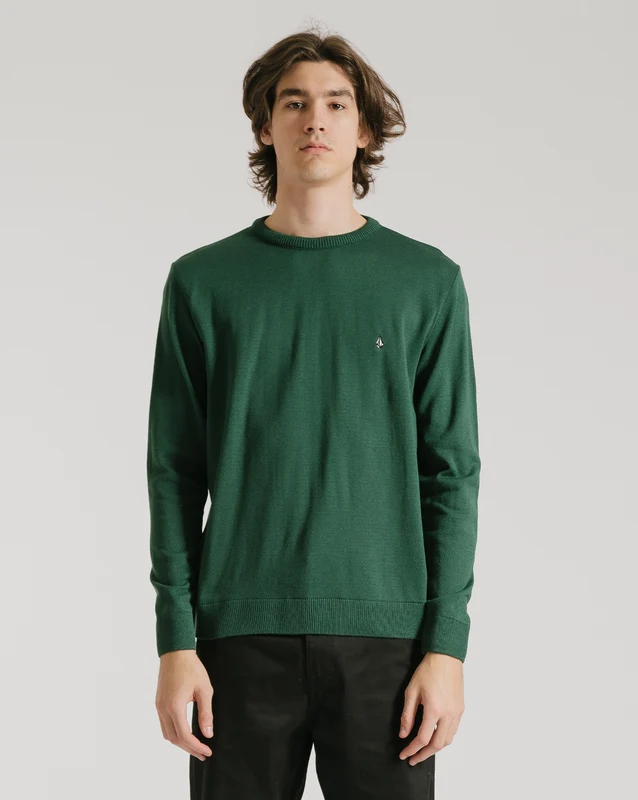 Tricot Volcom Classic Stone Verde M / Verde