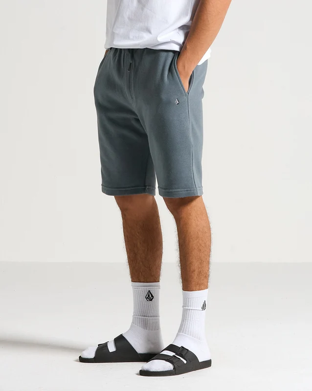 Bermuda Moletom Volcom Single Stone Grafite P / Cinza