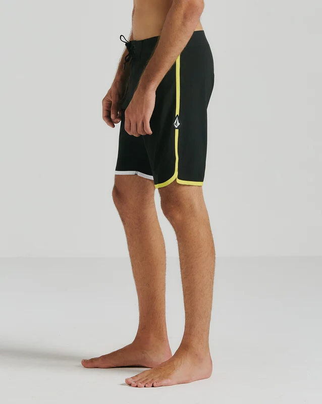 Boardshort Volcom Block Solid Preto 44 / Preto