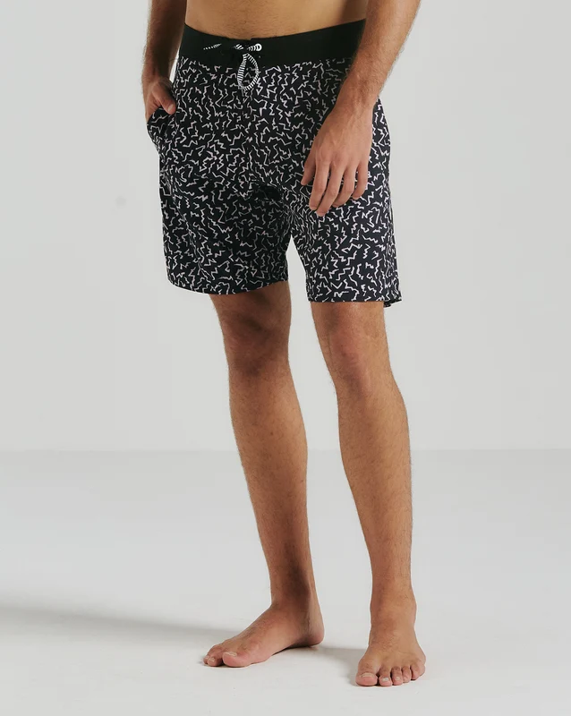 Boardshort Volcom Surf Punk Preto 46 / Preto