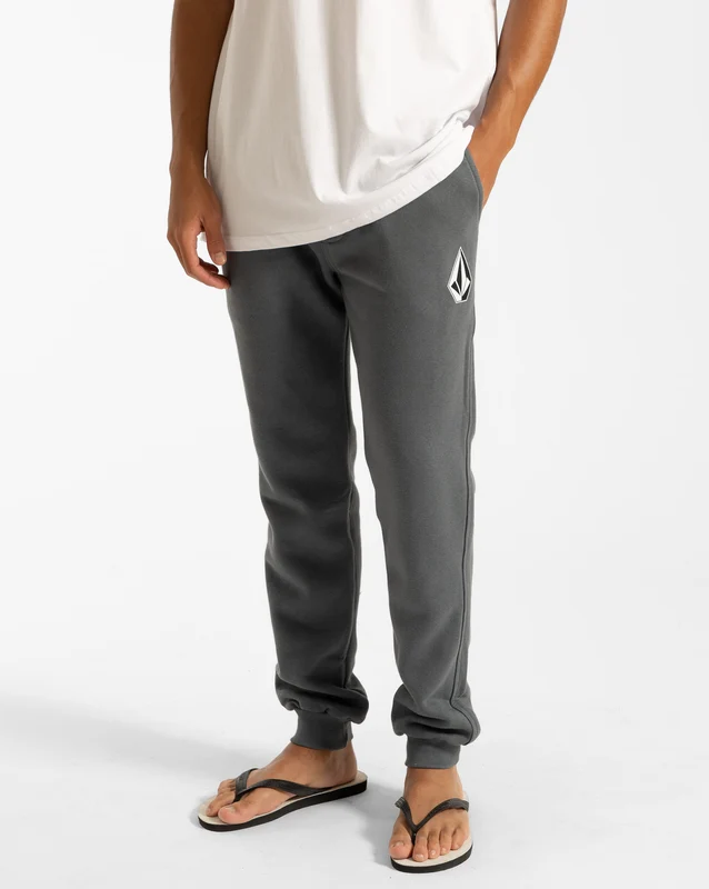 Calça Moletom Volcom Iconic Stone Grafite P / Cinza