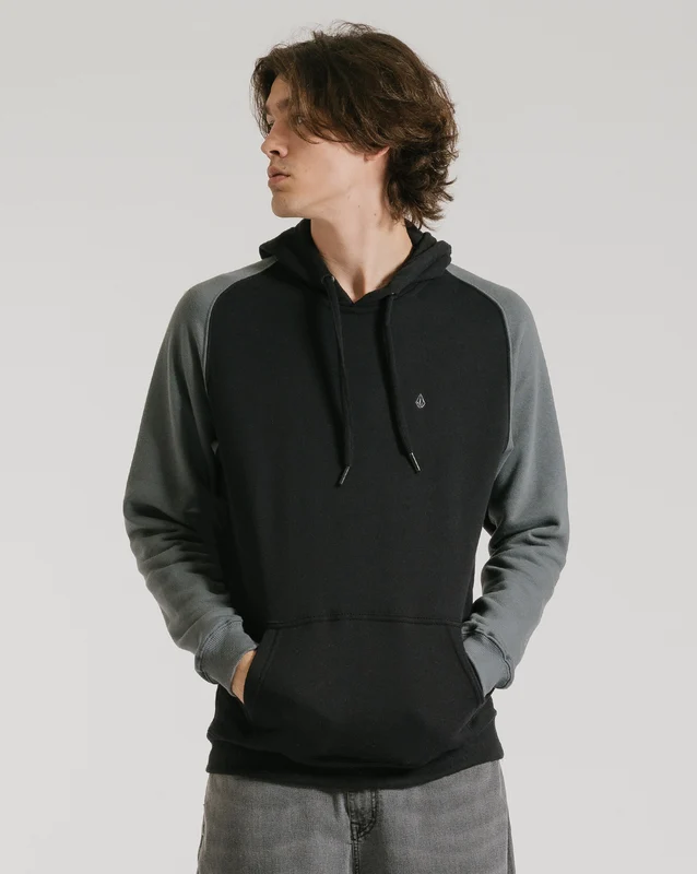 Moletom Volcom Canguru Homak Cinza P / Cinza