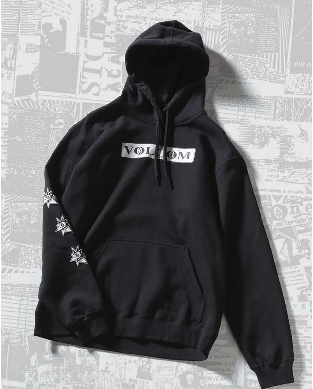 Moletom Volcom Canguru Dual Stone Preto M / PRETO