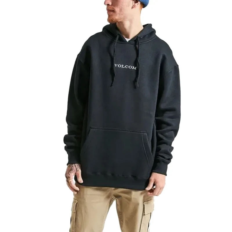 Moletom Canguru Volcom Signature Preto