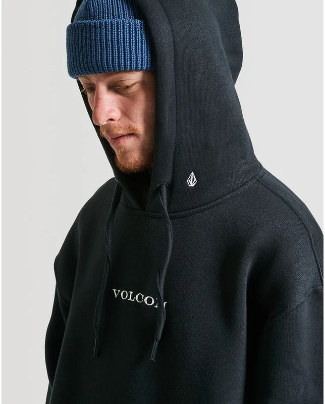 Moletom Volcom Canguru Signature Preto M / PRETO
