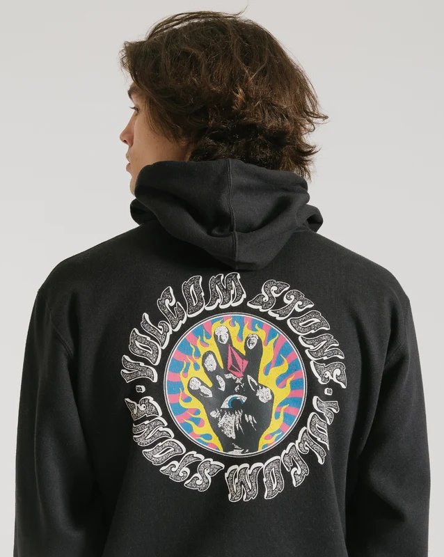 Moletom Volcom Canguru Oracle Preto M / Preto