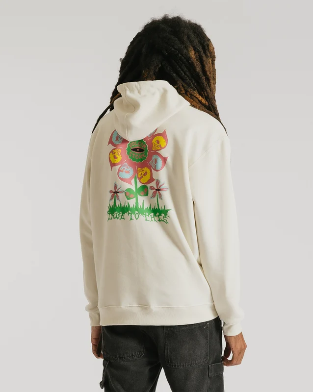 Moletom Volcom Canguru Earth Tripper Off White M / Off White