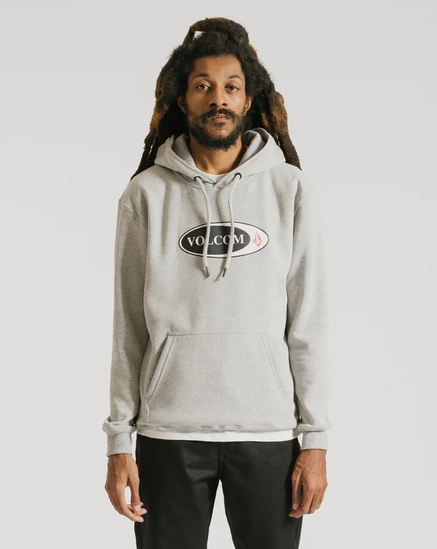 Moletom Volcom Canguru Elipstone Cinza M / Cinza