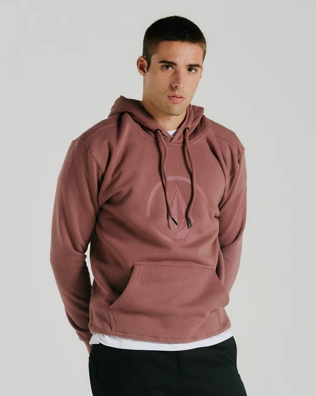 Moletom Volcom Canguru Volstoned Bordô P / Vermelho