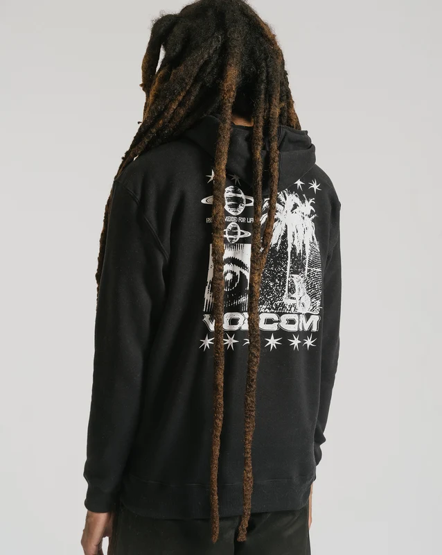 Moletom Volcom Canguru Watanite Preto P / Preto