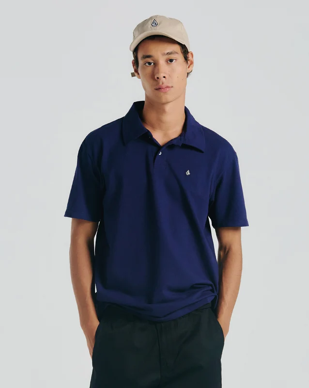 Polo Volcom Classic Stone Marinho P / Azul