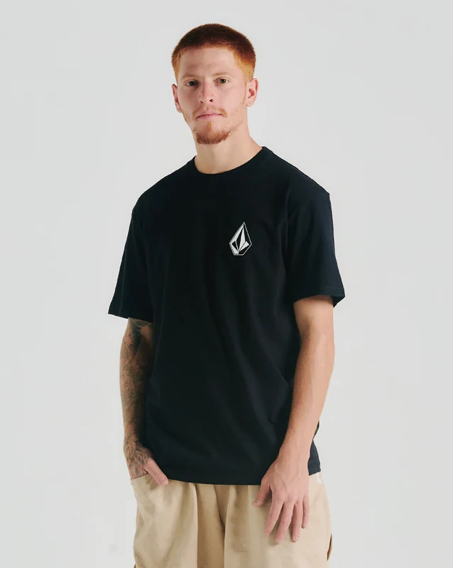 Camiseta Volcom Iconic Preta GG / PRETO