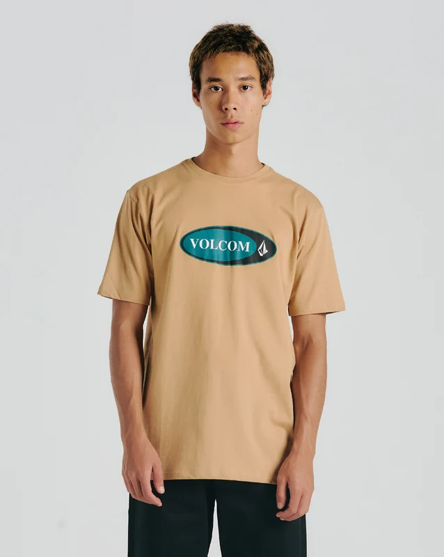 Camiseta Volcom Vellipse Caramelo G / Bege