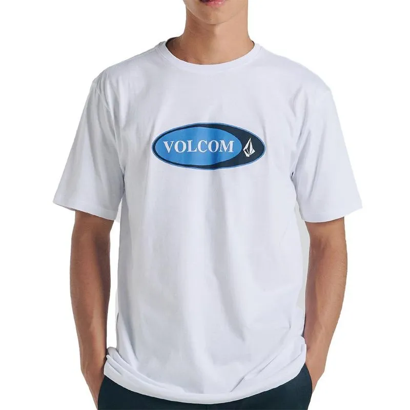 Camiseta Volcom Vellipse WT24 Masculina Branco G / branco