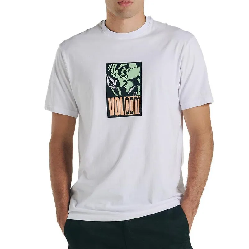 Camiseta Volcom Maniac WT24 Masculina Branco GG / branco