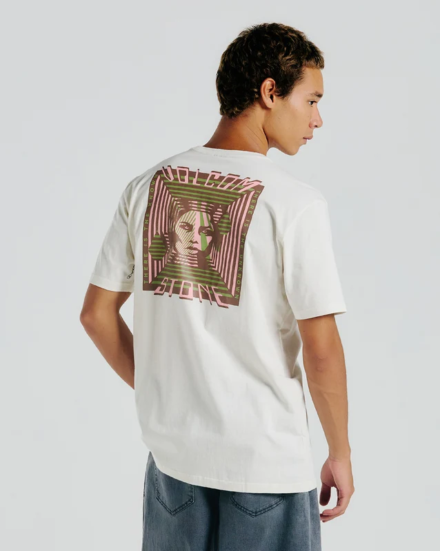 Camiseta Volcom Coded Off White GG / Branco