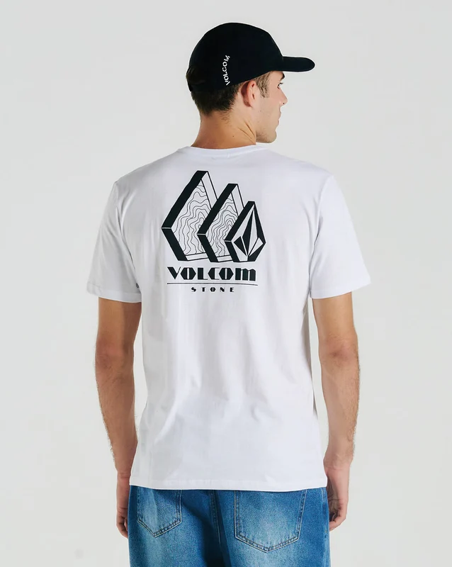 Camiseta Volcom Repeater Branca M / BRANCO