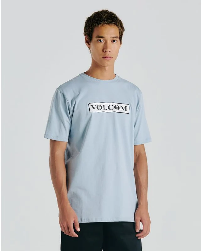 Camiseta Volcom Dual Stone Azul GG / AZUL CLARO