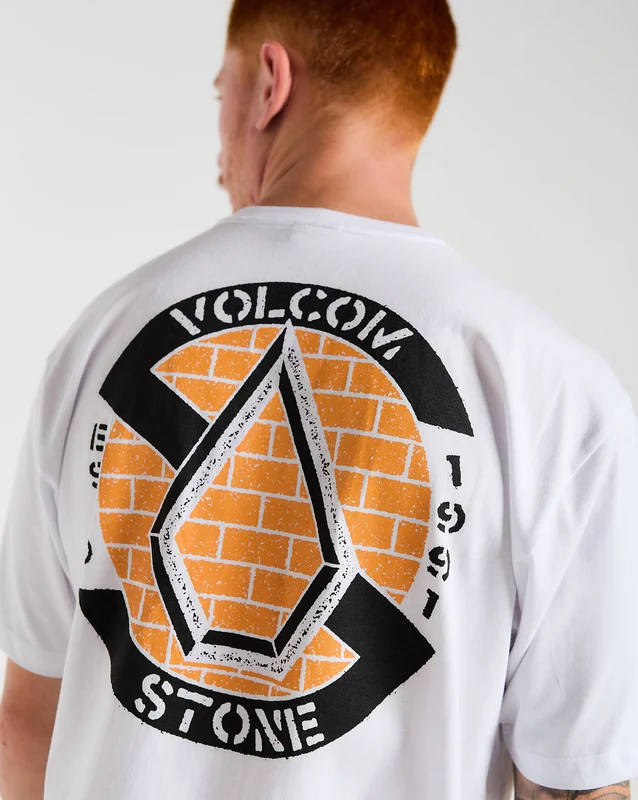 Camiseta Volcom Celler Branca M / Off White