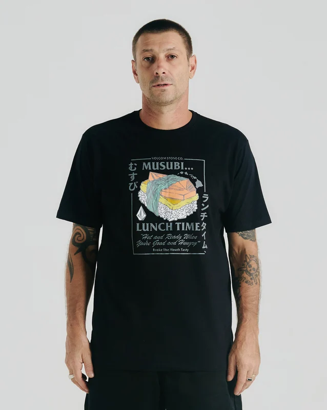Camiseta Volcom Musubi Preta GG / Preto