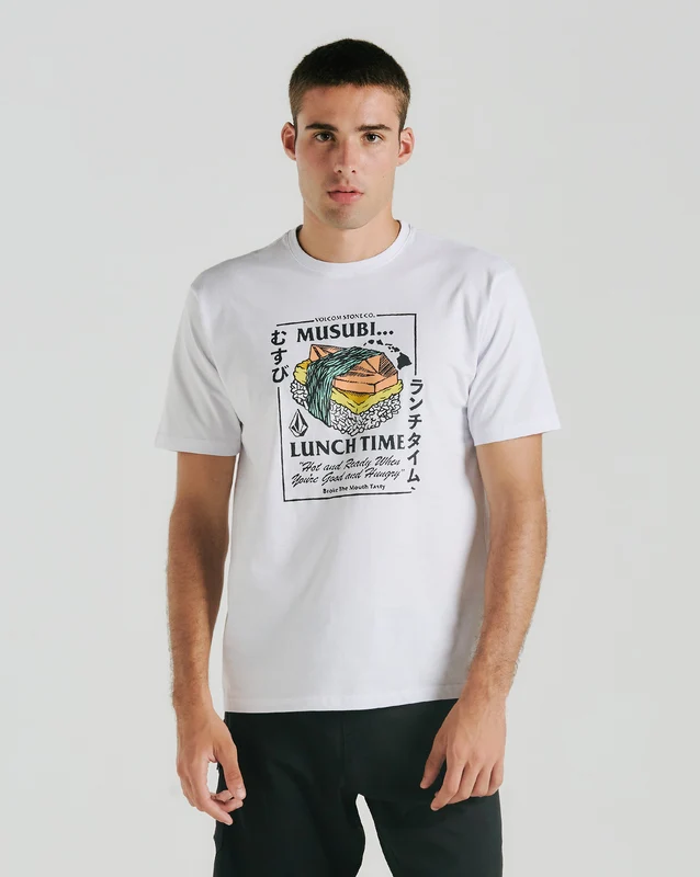 Camiseta Volcom Musubi Branca G / Off White