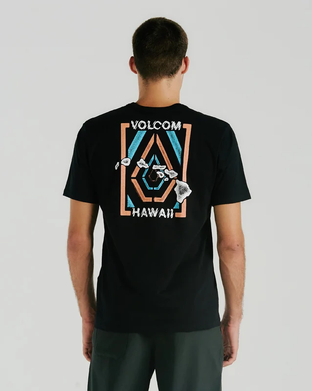 Camiseta Volcom Reticular Preta GG / Preto