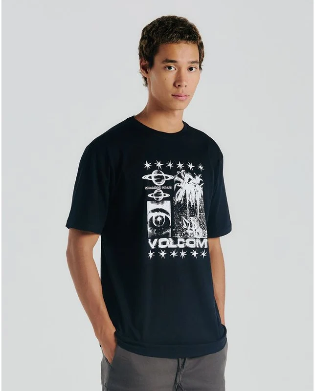 Camiseta Volcom Ratso Preta M / PRETO