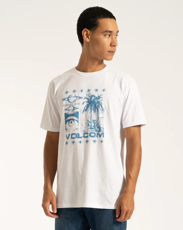Camiseta Volcom Ratso Branca GG / Branco