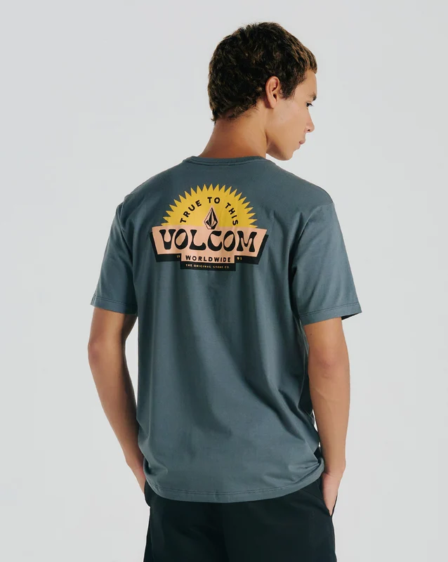 Camiseta Volcom Shaped Up Grafite G / Cinza