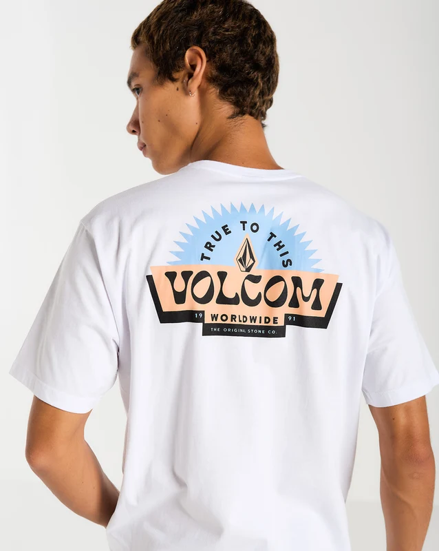 Camiseta Volcom Shaped Up Branca P / Off White