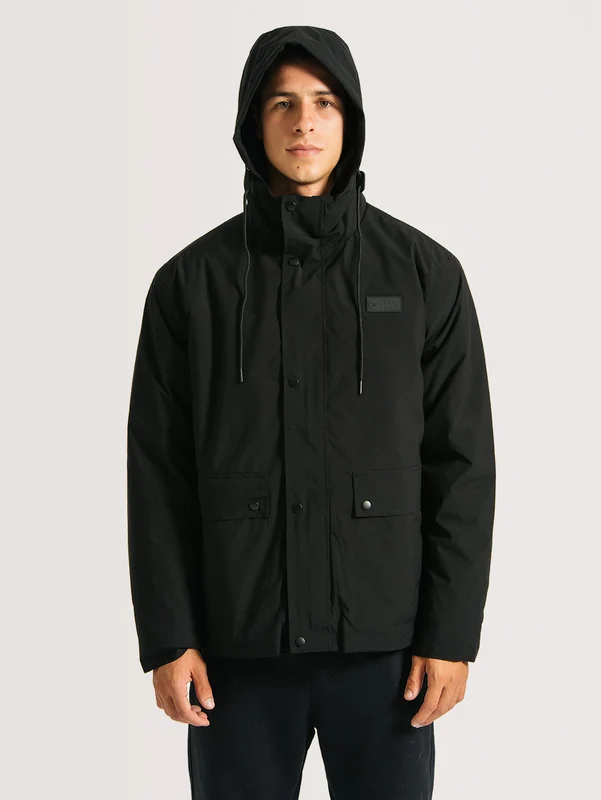Jaqueta Pesada Preta 3 em 1 Hang Loose Pier G / Preto