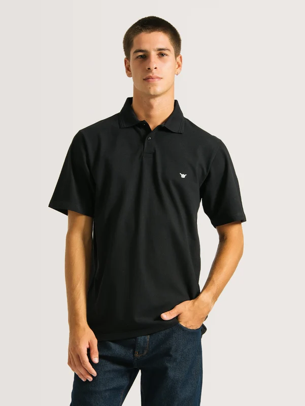 Polo Hang Loose Basic Preto GG / Preto