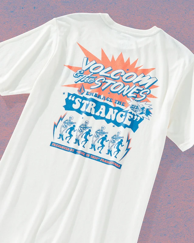 Camiseta Volcom Embrace Branca GG / BRANCO