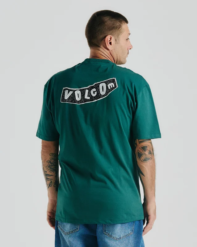 Camiseta Volcom Originator Verde P / Verde