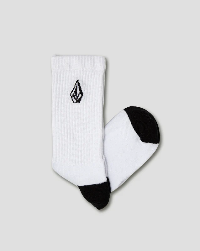Meia Volcom Full Stone Branca UN / Branco