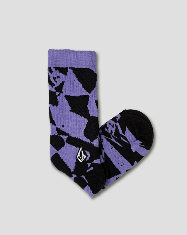 Meia Volcom Shred Stone Roxa UN / Roxo