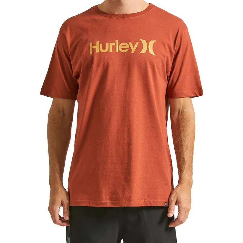 Camiseta Hurley O&O Solid WT24 Masculina Vermelho P / vermeho