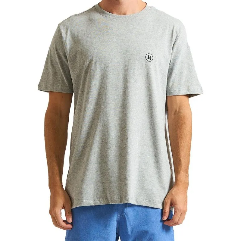 Camiseta Hurley Mini Circle Icon WT24 Masculina Mescla Cinza M / cinza
