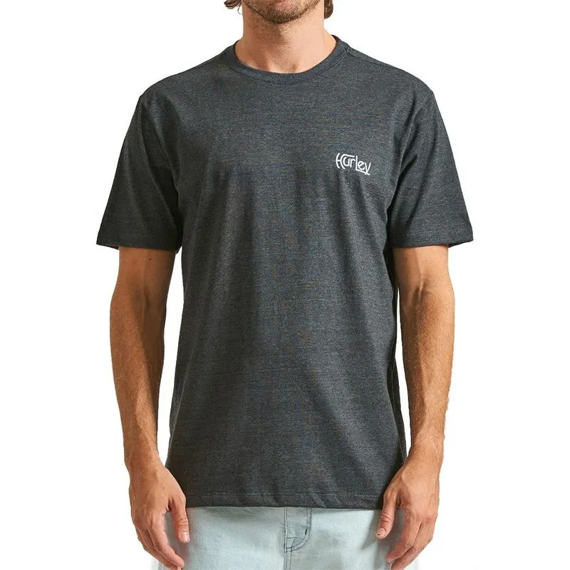 Camiseta Hurley Originals WT24 Masculina Mescla Preto M / chumbo