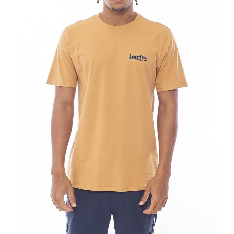 Camiseta Hurley Puff WT24 Masculina Mostarda M / amarelo