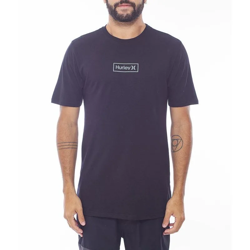 Camiseta Hurley Box WT24 Masculina Preto G / preto