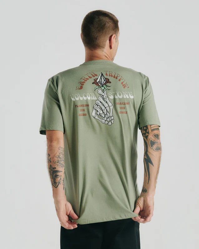 Camiseta Volcom Stoker Verde M / Verde