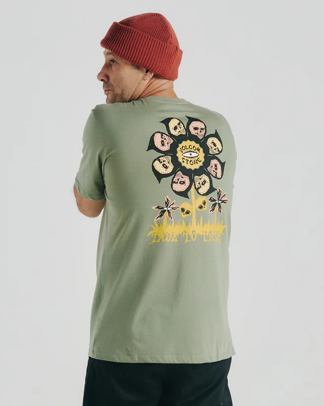 Camiseta Volcom Fleur Verde GG / Verde